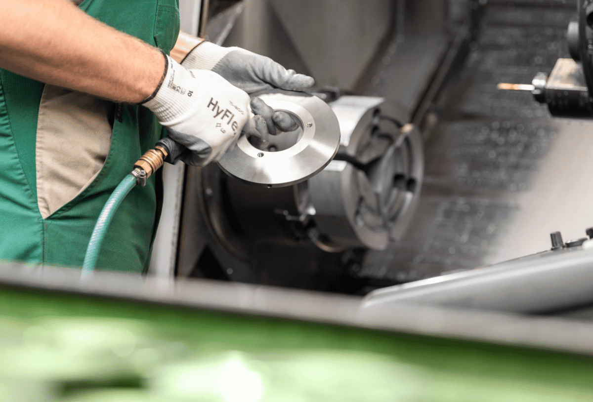 Production of centrifugal clutches and brakes at Amsbeck manufacturing facility