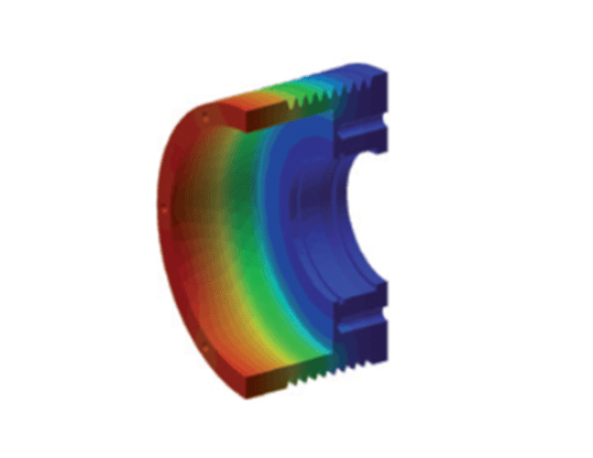 Heating of the centrifugal brake